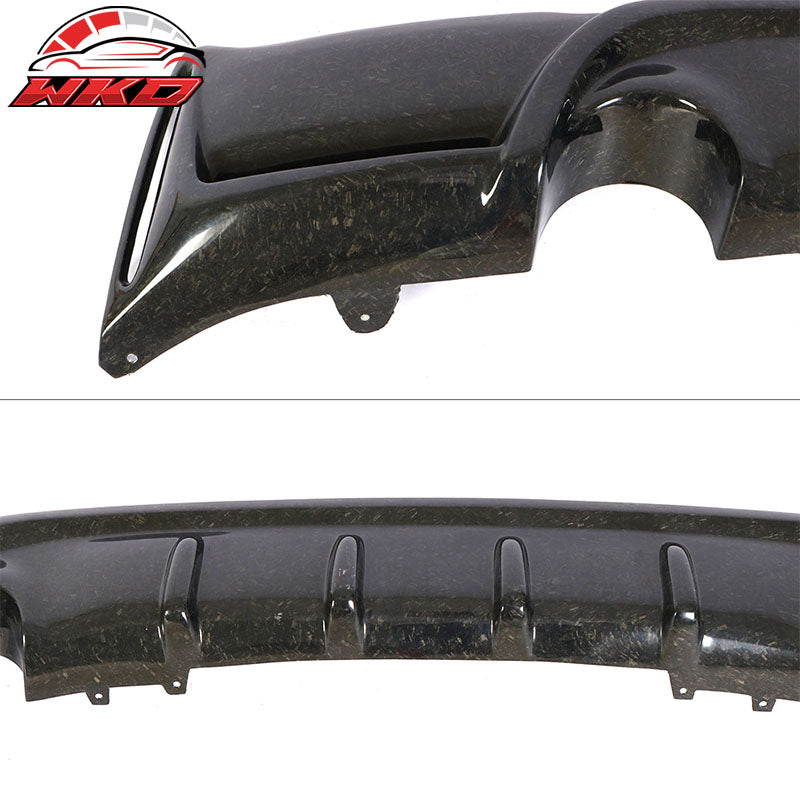 Fit 14-21 BMW F22 2Dr AP Rear Bumper Diffuser Forged Carbon Fiber