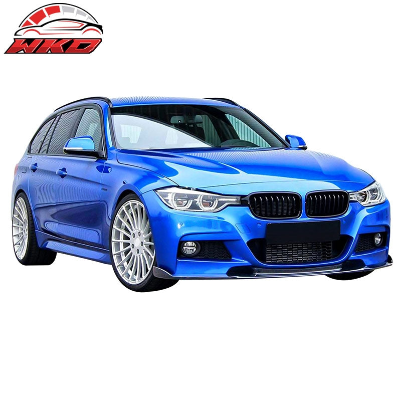 Fits 12-18 BMW F30 3 Series M Sport & M tech Front Bumper Lip Spoiler ABS