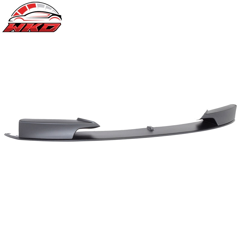 Fits 12-18 BMW F30 3 Series M Style Front Bumper Lip Unpainted Black - PP