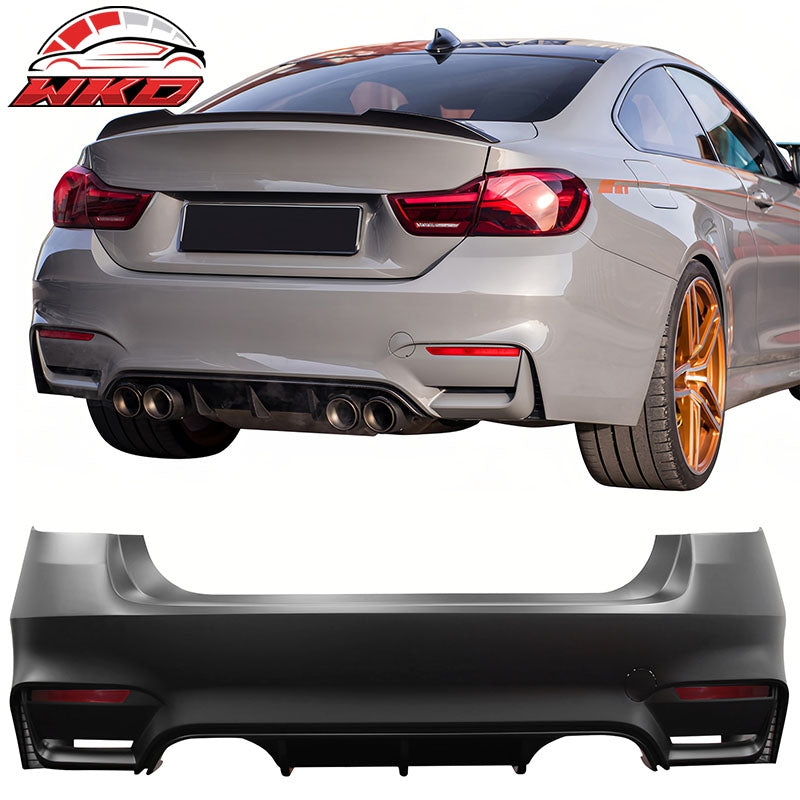Wholesale 12-19 BMW F30 3-Series Sedan M3 M4 Style Rear Bumper Cover Replacement PP