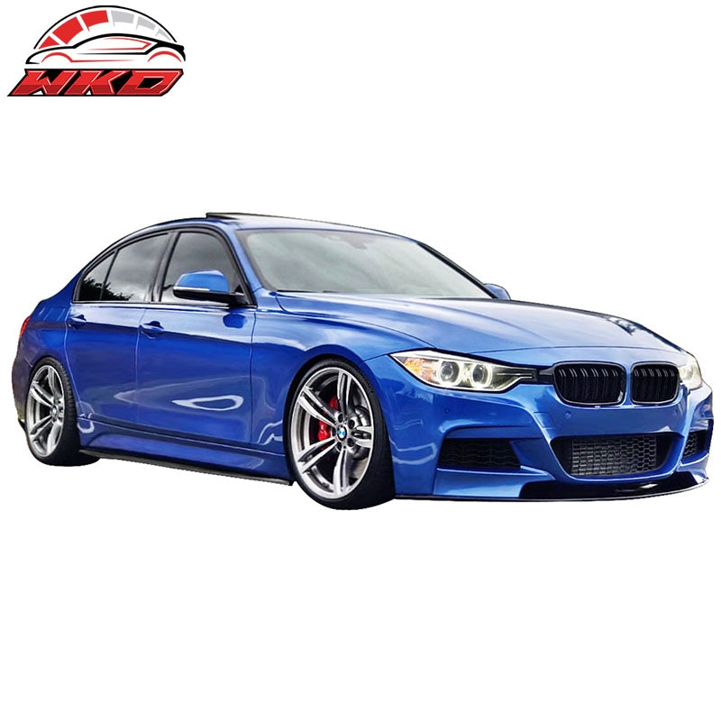 Fits 12-18 BMW F30 3 Series IKON Style Side Skirts Rocker Panels Unpainted PP
