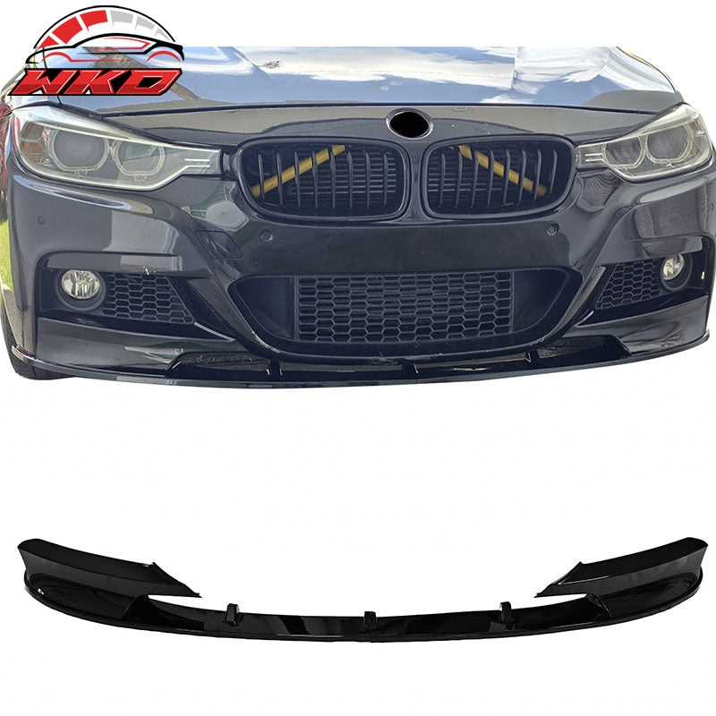 Wholesale 12-19 BMW F30 F31 3 Series 4-Door MP Style Front Bumper Lip Gloss Black ABS - Wikond Auto