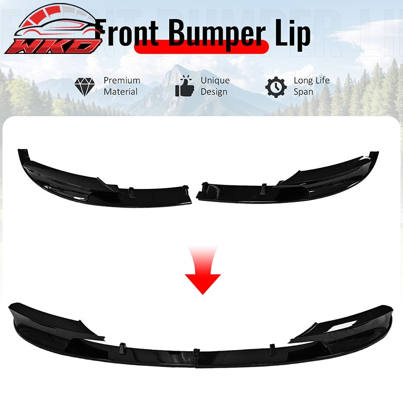 Wholesale 12-19 BMW F30 F31 3 Series 4-Door MP Style Front Bumper Lip Gloss Black ABS - Wikond Auto