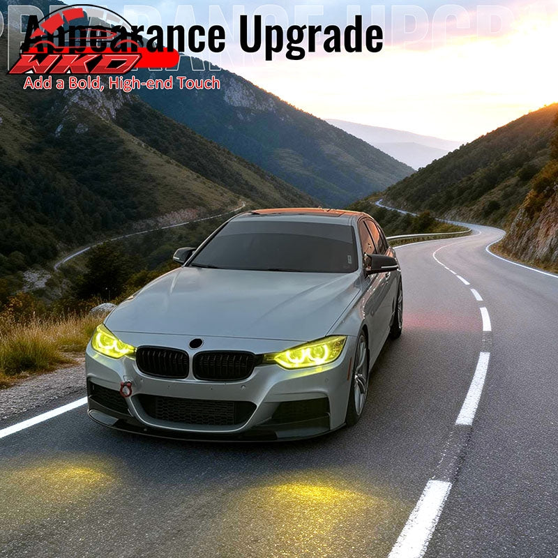Wholesale 12-19 BMW F30 F31 3 Series 4-Door MP Style Front Bumper Lip Gloss Black ABS - Wikond Auto