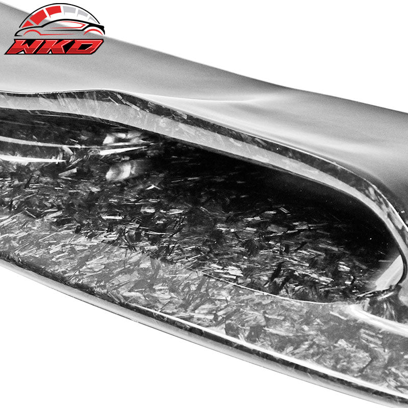 Fits 12-18 BMW F30 3-Series M Sport M-Tech Front Bumper Lip Forged Carbon Fiber
