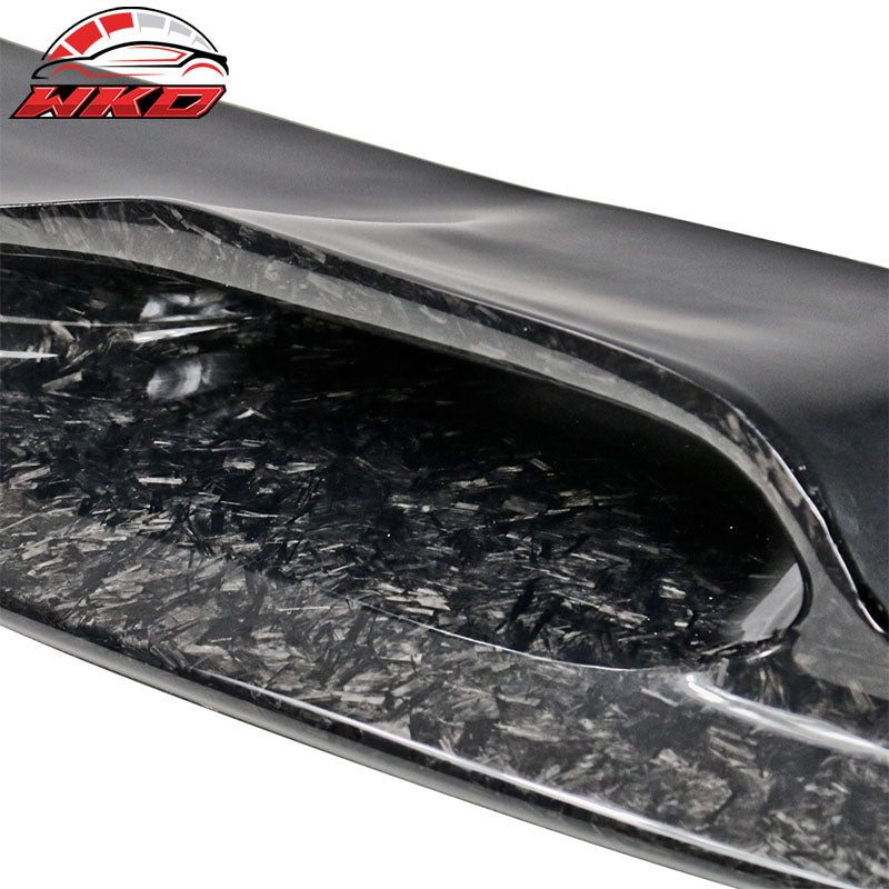 Fits 12-18 BMW F30 3-Series  MTech Front Bumper Lip Forged Matte Carbon Fiber CF