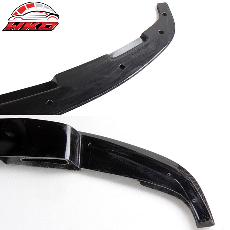 Fits 12-18 BMW F30 M Sport M-Tech VRS Style Front Bumper Lip Matte Carbon Fiber