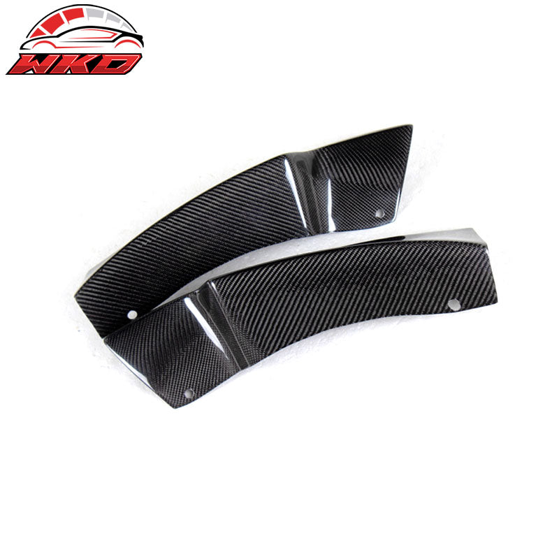 Fits 12-17 BMW F30 M Sport MP Front Bumper Lip Carbon Fiber