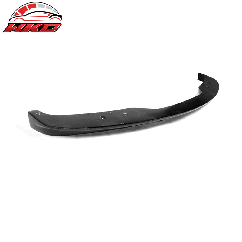 Fits 12-15 BMW F30 Standard H Style Front Bumper Lip Matte Carbon Fiber