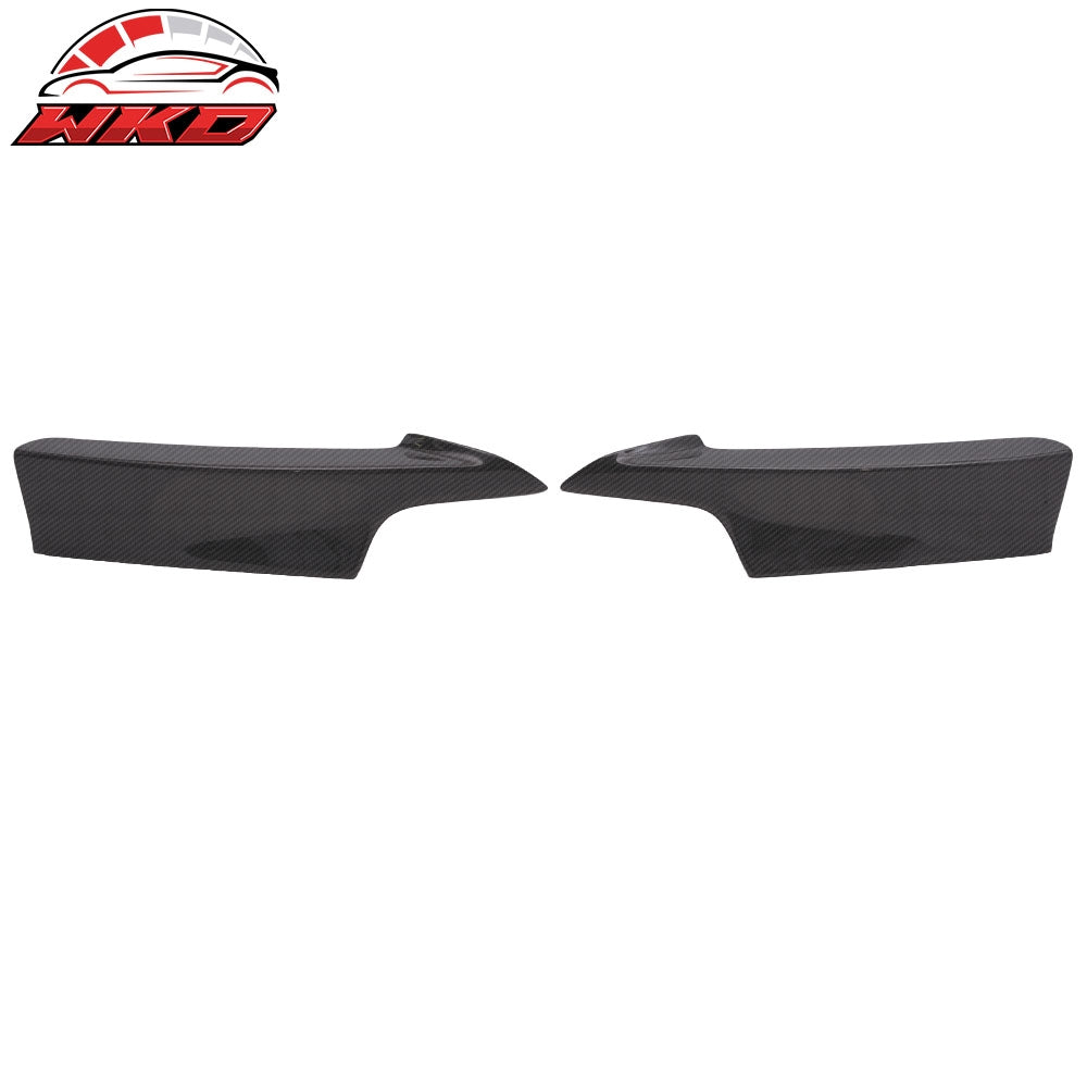 Wholesale 12-18 BMW F30 Sedan M-Sport Only Front Lip Splitters - Matte Carbon Fiber
