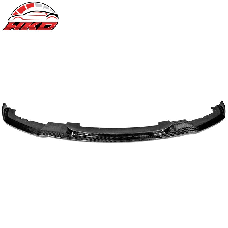 Fits 12-18 BMW F30 M Sport HM Style Front Bumper Lip - Carbon Fiber