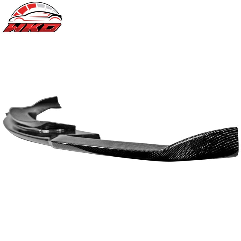 Fits 12-18 BMW F30 M Sport HM Style Front Bumper Lip - Carbon Fiber