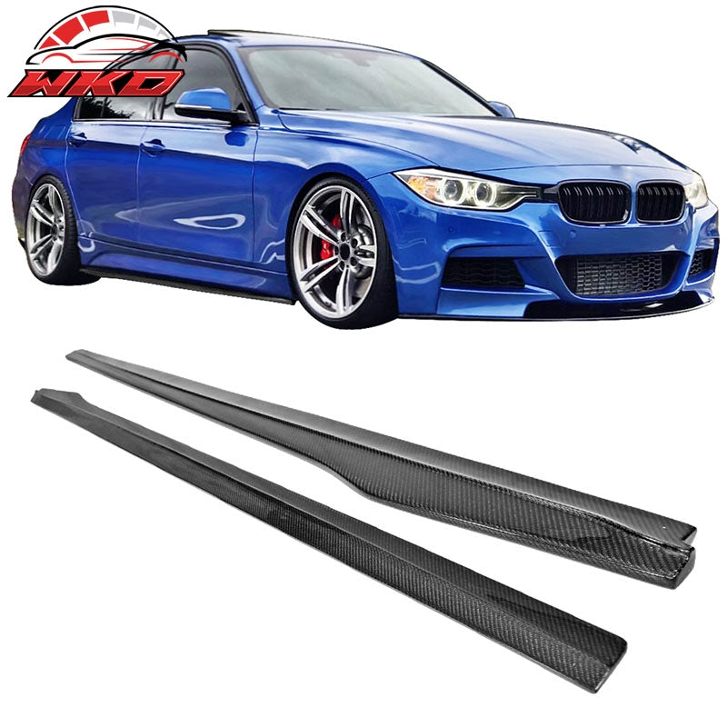 Wholesale 12-18 BMW F30 M-Tech M Sport Side Skirts Rocker Panels - Matte Carbon Fiber