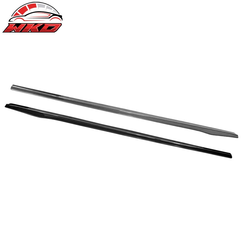 Fits 12-18 BMW F30 M-Tech M Sport Side Skirts Rocker Panels - Matte Carbon Fiber