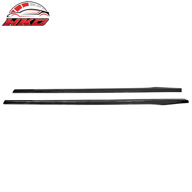 Fits 12-18 BMW F30 M-Tech M Sport Side Skirts Rocker Panels - Matte Carbon Fiber