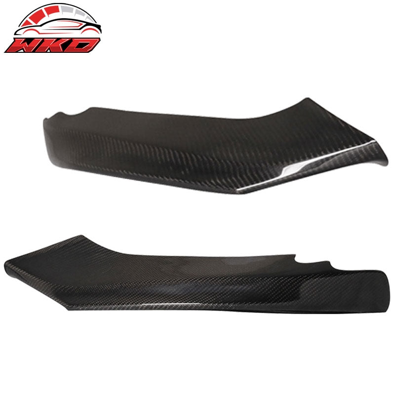 Fits 14-20 BMW F32 4 Series M Sport 2PCS Front Bumper Lip Splitter Carbon Fiber