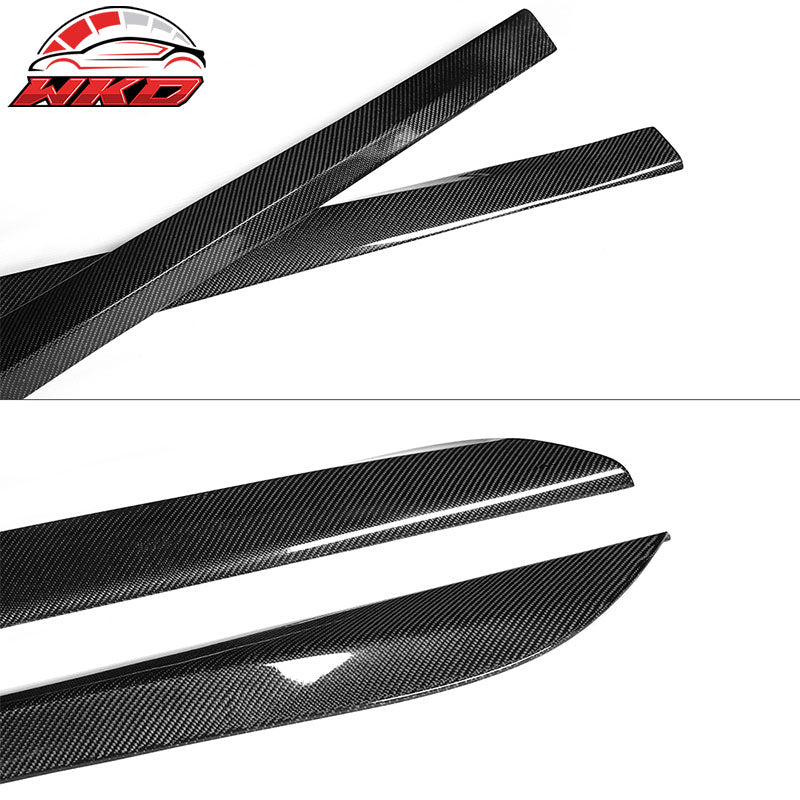 Fits 14-18 BMW F34 GT M Sport JC 2PCS Side Skirts Carbon Fiber