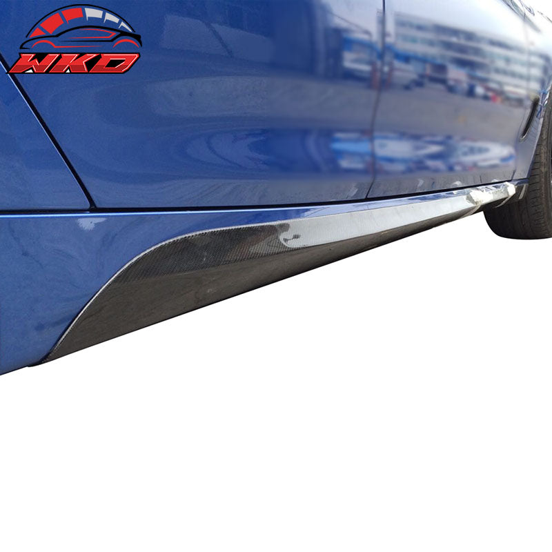 Fits 14-18 BMW F34 GT M Sport JC 2PCS Side Skirts Carbon Fiber