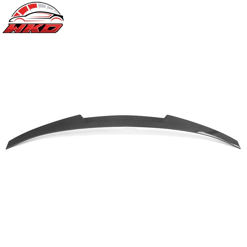 For 15-20 BMW F36 4-Series Gran Coupe M4 Style Trunk Spoiler Carbon Fiber Print