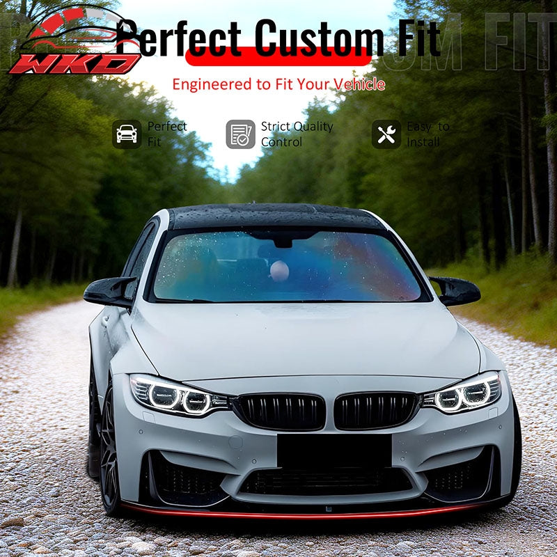Wholesale 15-20 BMW F80 M3 F82 M4 MP Style Front Bumper Lip Spoiler Gloss Black ABS - Wikond Auto