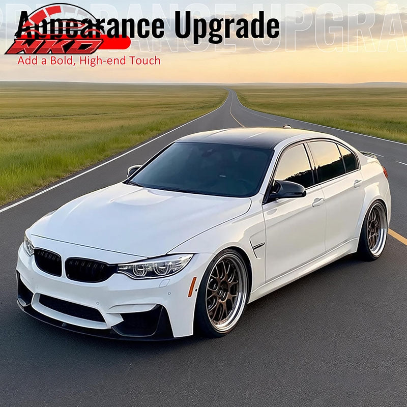 Wholesale 15-20 BMW F80 M3 F82 M4 MP Style Front Bumper Lip Spoiler Gloss Black ABS - Wikond Auto