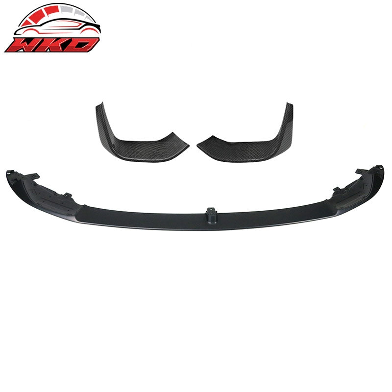 Wholesale 15-20 BMW F82 F80 M3 M4 Front Splitters+Front Bumper Lip Matte Carbon Fiber