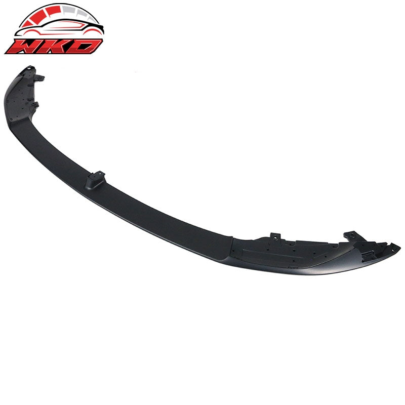 Fits 15-20 BMW F82 F80 M3 M4 Front Splitters+Front Bumper Lip Matte Carbon Fiber