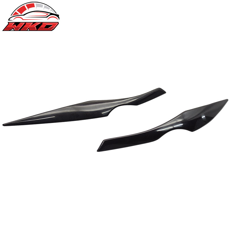 Fits 06-11 BMW 3 Series E90 Sedan ABS Front Headlight Eyebrow Eyelid Cover