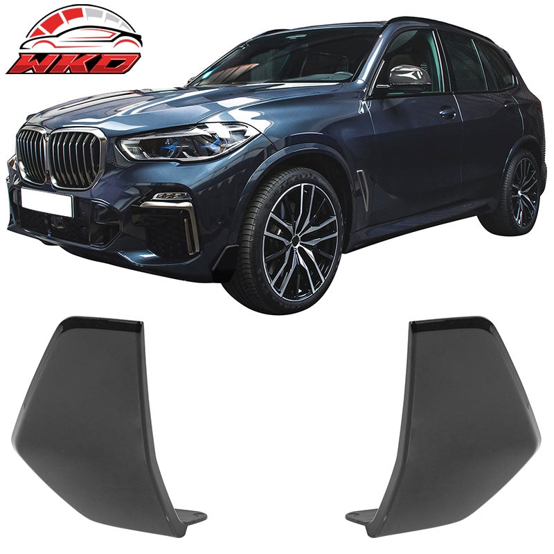 Wholesale 19-23 BMW G05 X5 M Sport 2PCS Front Bumper Lip Aprons MP Style Gloss Black