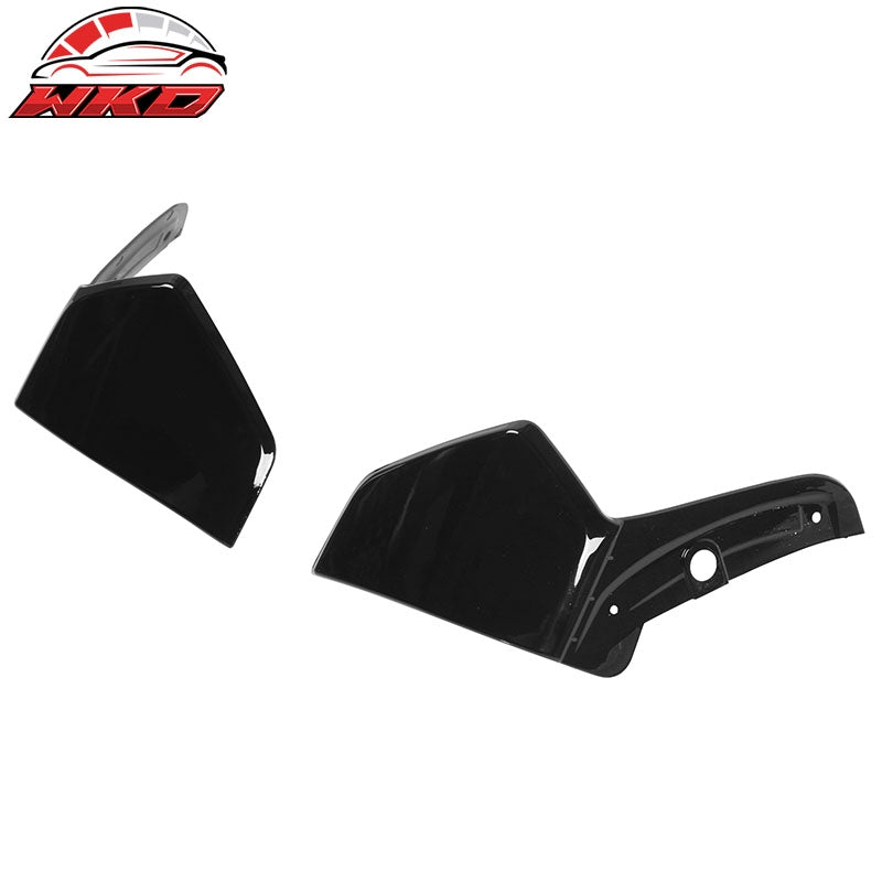 Fits 19-23 BMW G05 X5 M Sport 2PCS Front Bumper Lip Aprons MP Style Gloss Black