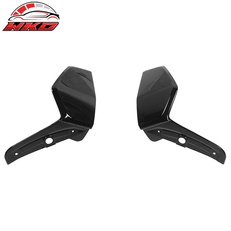 Fits 19-23 BMW G05 X5 M Sport 2PCS Front Bumper Lip Aprons MP Style Gloss Black