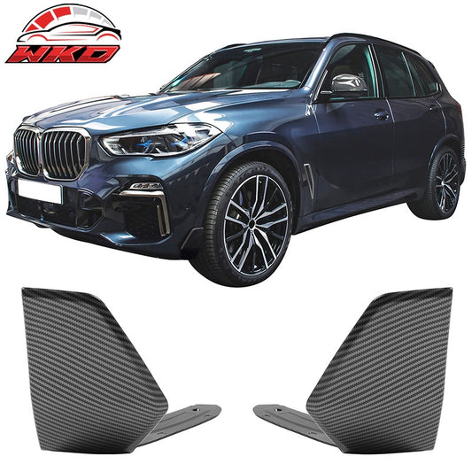 Wholesale 19-23 BMW G05 X5 M Sport MP Style 2PC Front Bumper Apron Carbon Fiber Print