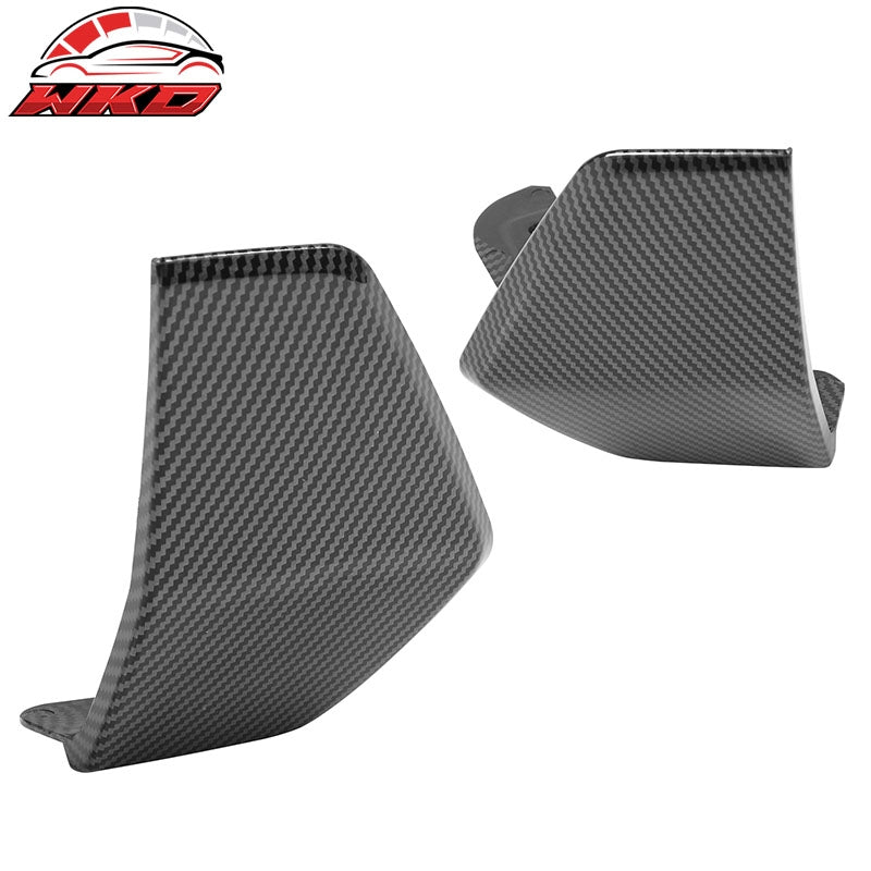 Fits 19-23 BMW G05 X5 M Sport MP Style 2PC Front Bumper Apron Carbon Fiber Print