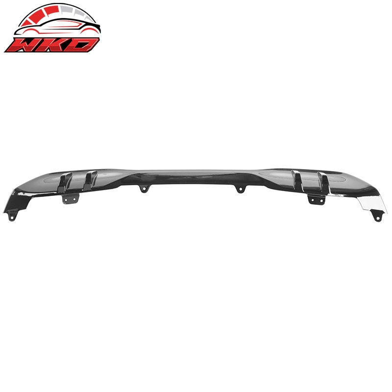 Fits 19-26 BMW G05 X5 M Sport Rear Bumper Lip Diffuser PP MP Style Gloss Black