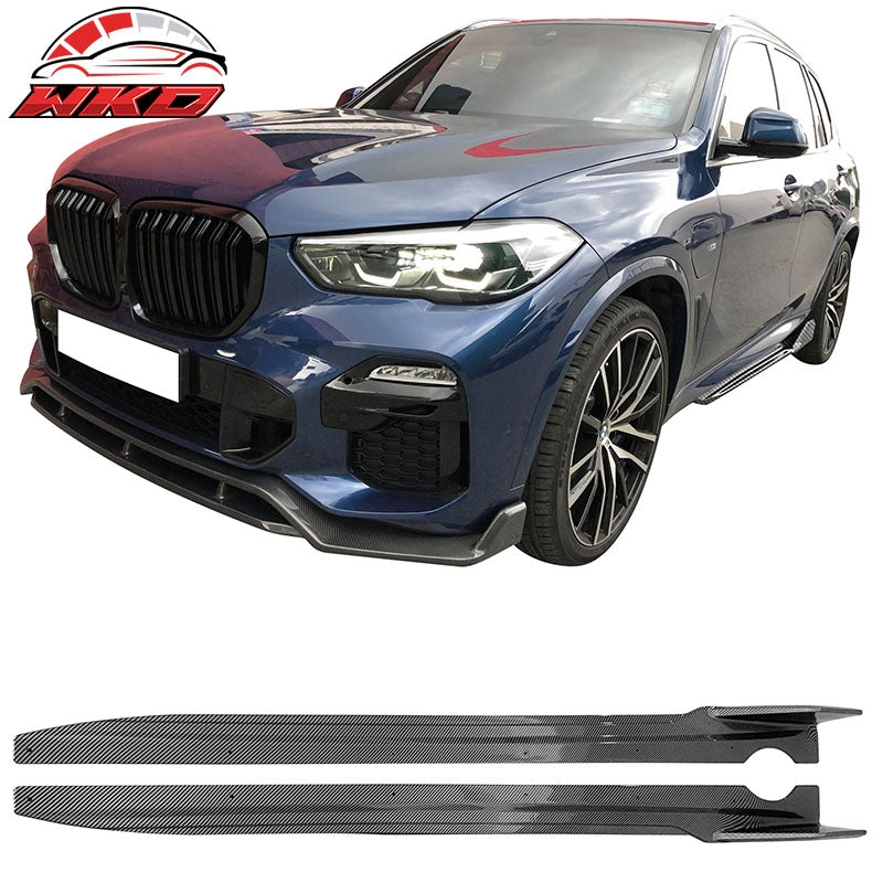 Wholesale 19-26 BMW G05 X5 M Sport PP Side Skirts Extension Panel Carbon Fiber Print