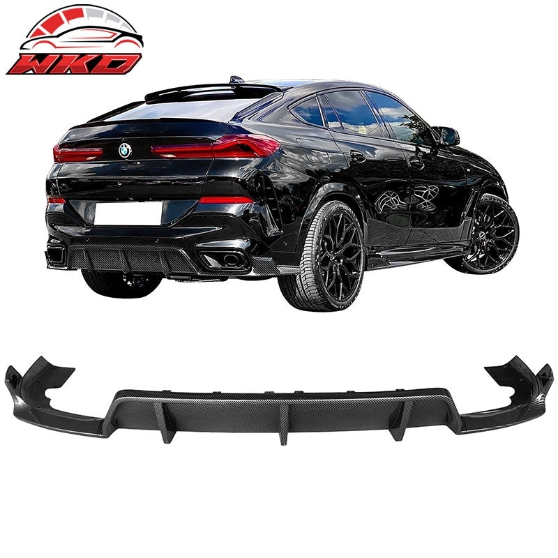 Wholesale 20-26 BMW G06 X6 M Sport IKON Carbon Fiber Print Rear Diffuser PP 3PCS