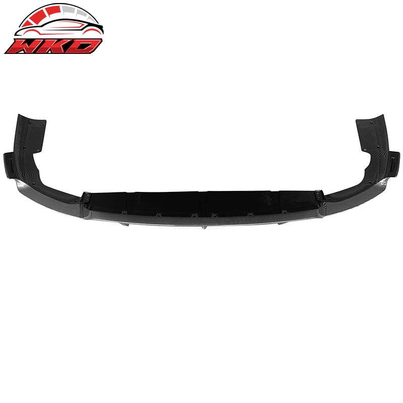 Fits 20-26 BMW G06 X6 M Sport IKON Carbon Fiber Print Rear Diffuser PP 3PCS