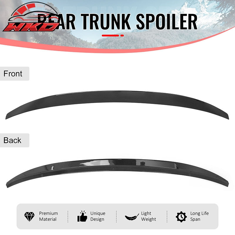 Wholesale 16-22 BMW G11 G12 7-Series 740i 745e IKON Trunk Spoiler Gloss Black ABS - Wikond Auto