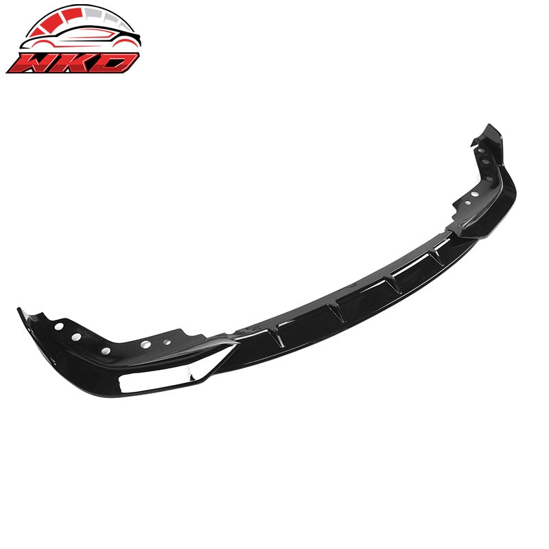 Fits 19-22 BMW G20 3 Series 330i M Sport M340i Gloss Black Front Bumper Lip 3PCS