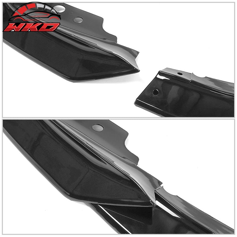 Fits 19-22 BMW G20 3 Series 330i M Sport M340i Gloss Black Front Bumper Lip 3PCS