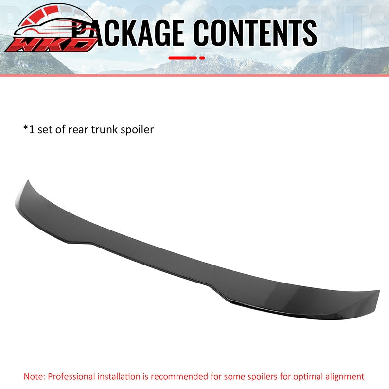Wholesale 19-26 BMW G20 3-Series IKON Style Rear Trunk Spoiler Wing Lip Gloss Black - Wikond Auto