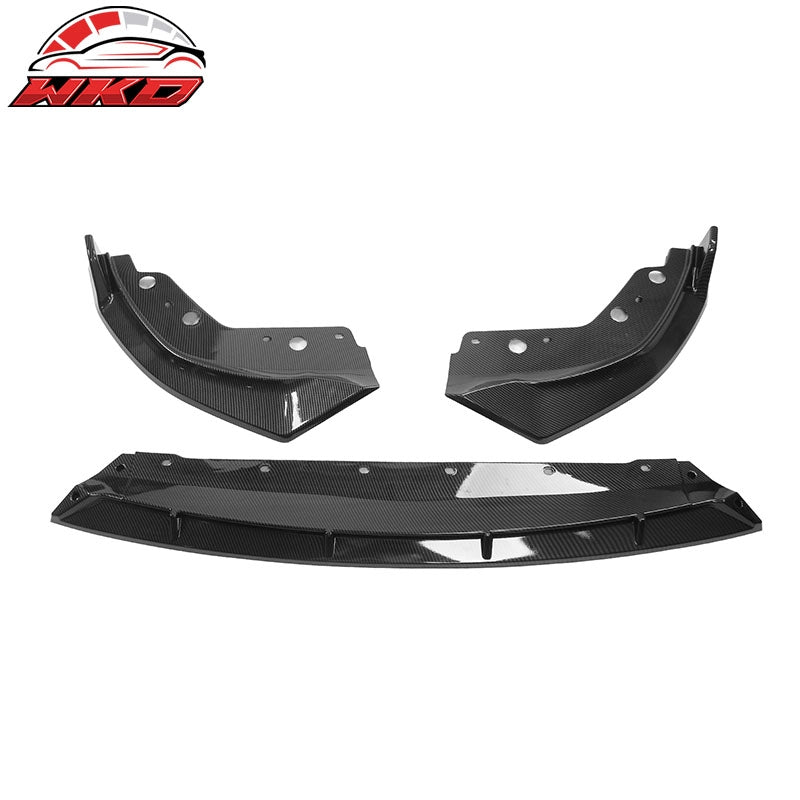 Fits 23-26 BMW G20 3 Series M Sport M340i IKON Front Lip Carbon Fiber Print - PP