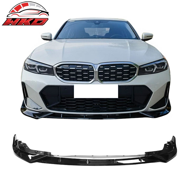 Wholesale 23-26 BMW G20 3 Series M Sport M340i IKON Front Bumper Lip Gloss Black - PP