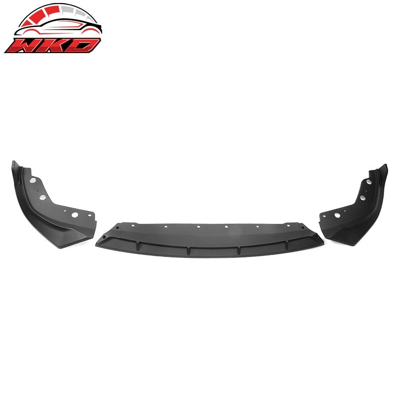 Fits 23-26 BMW G20 3 Series M Sport M340i IKON Front Bumper Lip Matte Black - PP