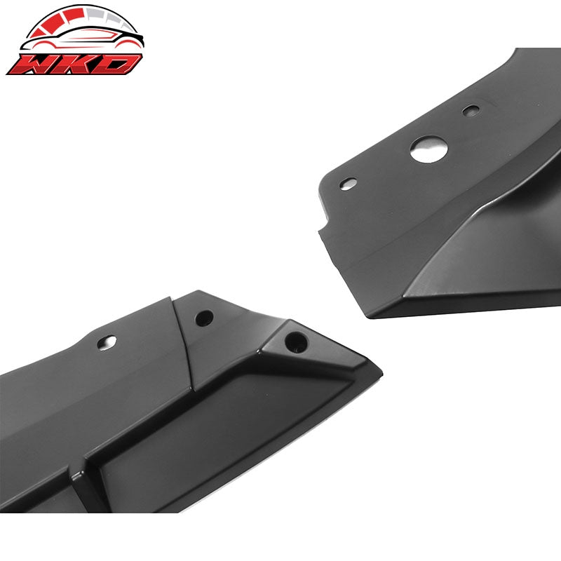 Fits 23-26 BMW G20 3 Series M Sport M340i IKON Front Bumper Lip Matte Black - PP