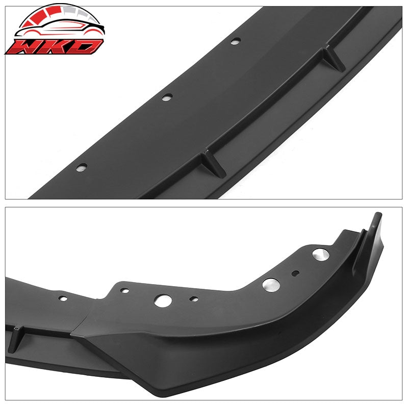 Fits 23-26 BMW G20 3 Series M Sport M340i IKON Front Bumper Lip Matte Black - PP