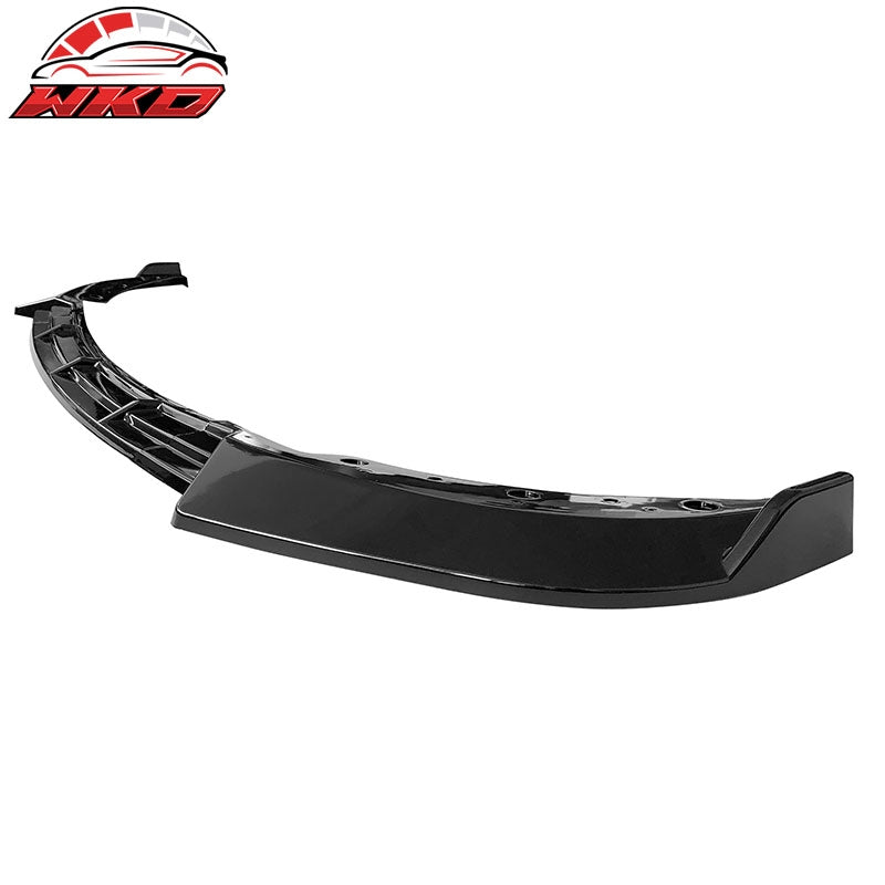 Fits 19-22 BMW G20 3 Series Sport Line Gloss Black Front Bumper Lip Spoiler 3PC