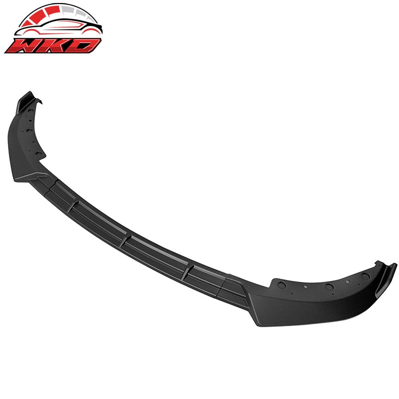 Fits 19-22 BMW G20 3 Series Sport Line Matte Black Front Bumper Lip Spoiler 3PC