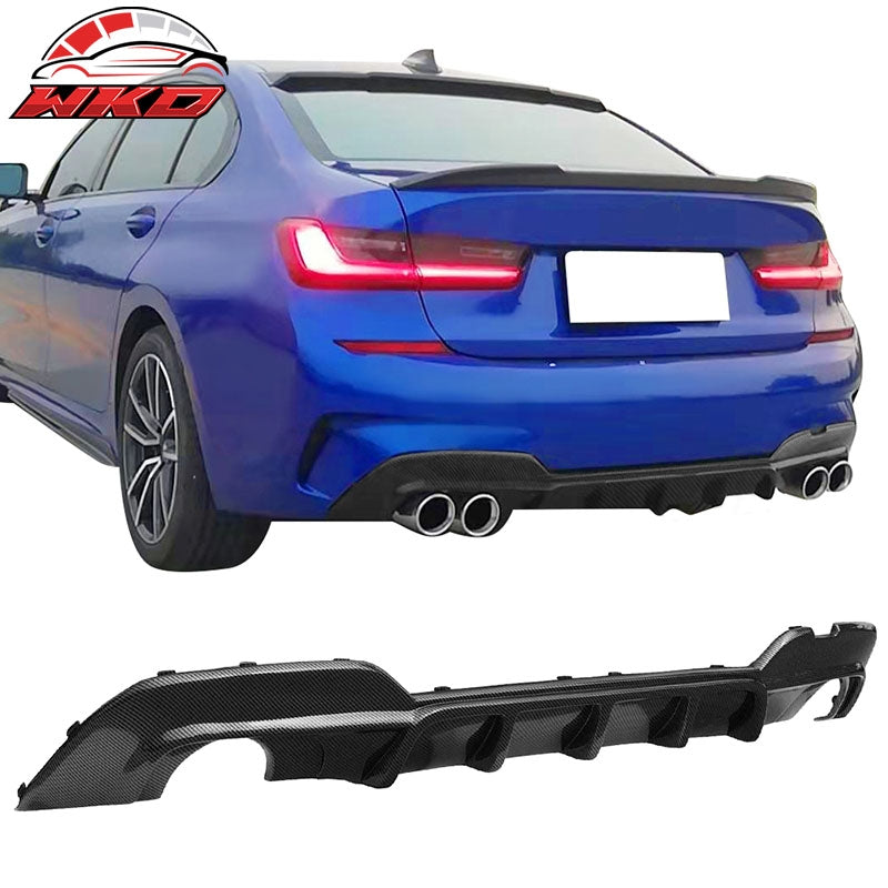 Wholesale 19-22 BMW G20 330i M Sport Rear Diffuser Bumper Lip Carbon Fiber Print