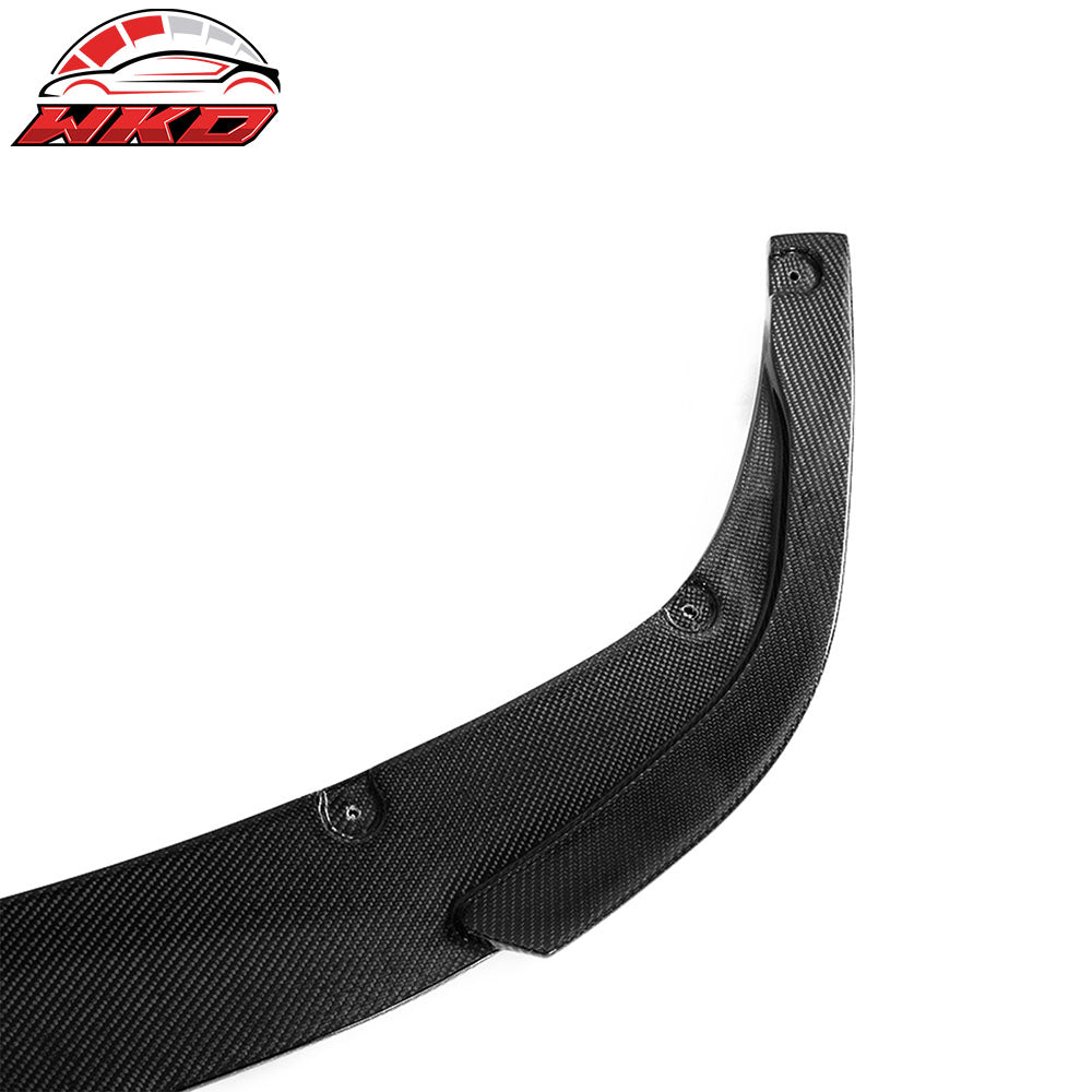 Fits 23-26 BMW G20 LCI M340i M Sport Carbon Fiber Front Bumper Lip 3D Style Kit